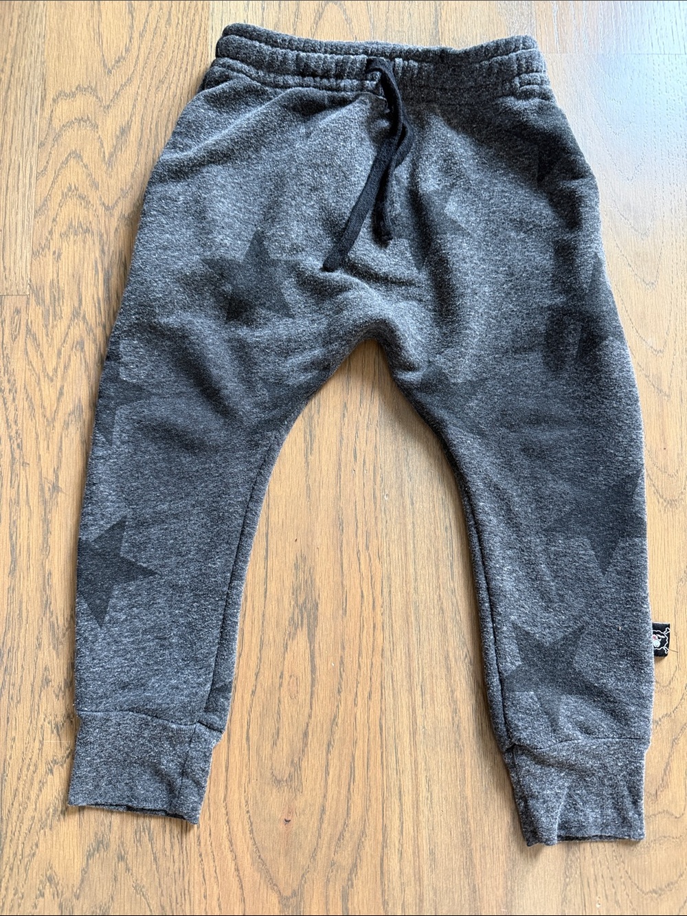 nununu Charcoal Star-Print Joggers
